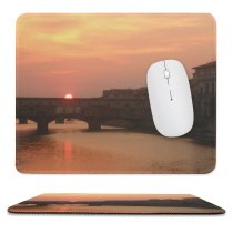 yanfind The Mouse Pad Florence Old Tuscany Morning Sun Tourism Duomo Sunset Sky Ponte Backpack Europe Pattern Design Stitched Edges Suitable for home office game