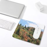 yanfind The Mouse Pad Coniferous Leaves Tropical Wilderness Broadleaf Tree Temperate Canyon Forest Forests Leaf Landscape Pattern Design Stitched Edges Suitable for home office game