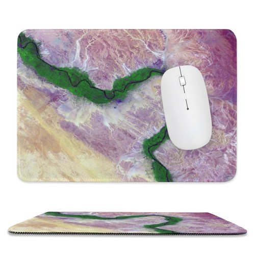 yanfind The Mouse Pad Landscape Nile Geographical River Earth Pictures Above Outdoors Landsat Abstract Geography Pattern Design Stitched Edges Suitable for home office game