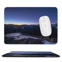 yanfind The Mouse Pad Neil Rosenstech Sulphur Trail Hiking Trail Jasper National Park Canada Mountain Range Pattern Design Stitched Edges Suitable for home office game