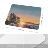 yanfind The Mouse Pad Backlit Golden Horses Desktop Sunset Grass Landscape Evening Travel Cavalry Iphone Galaxy Pattern Design Stitched Edges Suitable for home office game