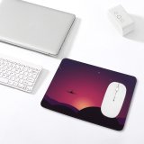yanfind The Mouse Pad Chiara Lily Plane Sunset Starry Sky Sky Pattern Design Stitched Edges Suitable for home office game