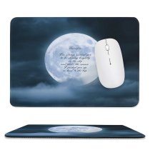 yanfind The Mouse Pad Nyein Chan Aung Quotes Sacrifice Popular Quotes Moon Clouds Night Dark Inspirational Pattern Design Stitched Edges Suitable for home office game