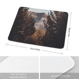 yanfind The Mouse Pad Abies Road Pine Plant Spruce Pictures PNG Outdoors Unsaturated Tree Fir Pattern Design Stitched Edges Suitable for home office game