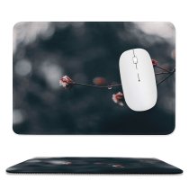 yanfind The Mouse Pad Blur Focus Beautiful Plant Flowers Depth Field Buds Growth Flora Bokeh Flower Pattern Design Stitched Edges Suitable for home office game