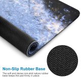 yanfind The Mouse Pad Wet Drench Drenched Clear Colorful Waves Wave Bubbles Natural Reflection Reflect Ripples Pattern Design Stitched Edges Suitable for home office game