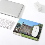 yanfind The Mouse Pad Building Lodge Home Area Historic Residential History Cottage Cabana Home Classic Estate Pattern Design Stitched Edges Suitable for home office game