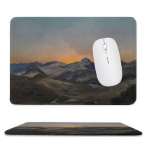 yanfind The Mouse Pad Landscape Peak Sunrise Building Countryside Housing National Cajas Pictures PNG Ecuador Pattern Design Stitched Edges Suitable for home office game