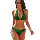 yanfind Bikini Carpet Texture Wool Flooring Floor Fabric Grass Plant Women's Sexy Backless Swimwear Two Piece Summer