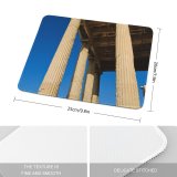 yanfind The Mouse Pad Building Old Sky Roman Ionian Column Athens History Greece Classical Parthenon Rock Pattern Design Stitched Edges Suitable for home office game