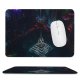 yanfind The Mouse Pad Black Dark Skyscrapers Shanghai Cityscape Aerial Night City Lights Pattern Design Stitched Edges Suitable for home office game