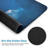 yanfind The Mouse Pad Cerqueira Starry Sky Clouds Sky Night Pattern Design Stitched Edges Suitable for home office game