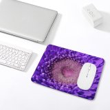 yanfind The Mouse Pad Comfreak Flowers Violet Closeup Macro Daisy Flower Heart Blossom Beautiful Pattern Design Stitched Edges Suitable for home office game