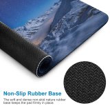 yanfind The Mouse Pad Dominic Kamp Gorner Glacier Starry Sky Astronomy Switzerland Pattern Design Stitched Edges Suitable for home office game