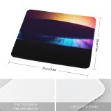 yanfind The Mouse Pad Dark Architecture Steve Jobs Theater Park Modern Colorful Pattern Design Stitched Edges Suitable for home office game