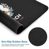 yanfind The Mouse Pad Dark Celebrations Minimal Woman's March Th Minimalist Pattern Design Stitched Edges Suitable for home office game