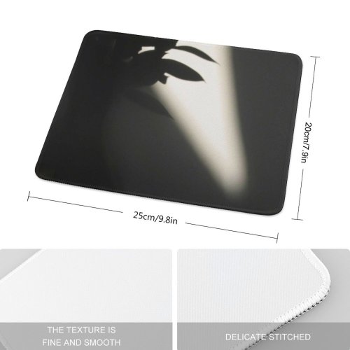 yanfind The Mouse Pad Wall Leaves Light Shaft Architecture Design Pattern Design Stitched Edges Suitable for home office game