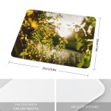 yanfind The Mouse Pad England Landscape Sunlight Plant Pictures Tree Light Warmth Sunshine Dream Flare Pattern Design Stitched Edges Suitable for home office game