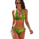yanfind Bikini Fruit Leaf Vein Forrest Plant Vegetation Terrestrial Botany Flower Stem Macro Women's Sexy Backless Swimwear Two Piece Summer