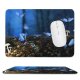 yanfind The Mouse Pad Butterflies Mushroom Plants Macro Forest Bokeh Pattern Design Stitched Edges Suitable for home office game