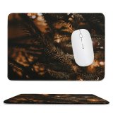 yanfind The Mouse Pad Abies Эстония Tree Lighting Pine Night Domain Plant Year Fir Garlands Pattern Design Stitched Edges Suitable for home office game