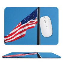 yanfind The Mouse Pad Blur Honor Freedom Liberty Spangled Independence Usa Stripe Administration Hanging Memorial States Pattern Design Stitched Edges Suitable for home office game