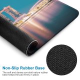 yanfind The Mouse Pad Pang Yuhao Marina Bay Sands Singapore Hour Night Life City Lights Reflection Pattern Design Stitched Edges Suitable for home office game