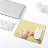 yanfind The Mouse Pad Fun Child Sit Cute Young Baby Little Happiness Girl Portrait Humor Pattern Design Stitched Edges Suitable for home office game