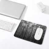 yanfind The Mouse Pad Alemania Plant Woodland Forest Grove Pictures Outdoors Jungle Grey Tree Birch Pattern Design Stitched Edges Suitable for home office game