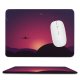 yanfind The Mouse Pad Chiara Lily Plane Sunset Starry Sky Sky Pattern Design Stitched Edges Suitable for home office game