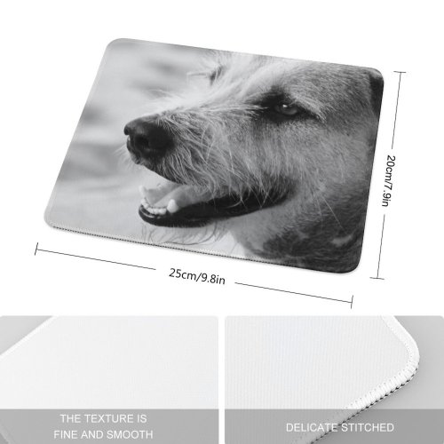 yanfind The Mouse Pad Dog Pet Wallpapers Pictures Grey Creative Images Snout Commons Pattern Design Stitched Edges Suitable for home office game