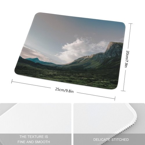 yanfind The Mouse Pad Landscape Peak Countryside Slope Pictures PNG Outdoors Grey Range Plateau Mountain Pattern Design Stitched Edges Suitable for home office game