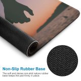 yanfind The Mouse Pad Backlit Hands Sunset Landscape Evening Travel Waves Beach Togetherness Twilight Couple Sunrise Pattern Design Stitched Edges Suitable for home office game