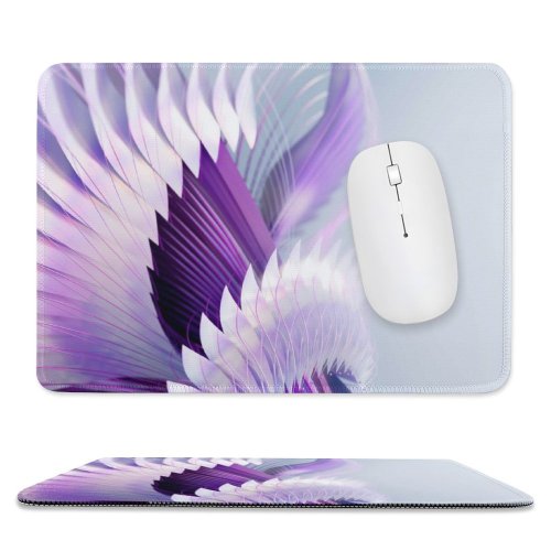 yanfind The Mouse Pad Abstract Design Imagination Violet Pattern Design Stitched Edges Suitable for home office game
