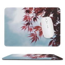 yanfind The Mouse Pad Sky Free Pictures Leaves Stock Plant Maple Tree Images Fall Leaf Pattern Design Stitched Edges Suitable for home office game