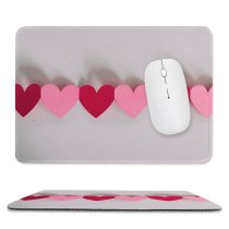 yanfind The Mouse Pad Valentines Row Valentine's Craft Kids Simple Love Strand Valentine PNG Heart Pattern Design Stitched Edges Suitable for home office game