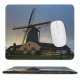 yanfind The Mouse Pad Building Building Path Sky Area Rural Cloud Landscape Sky Romantic Light Turbine Pattern Design Stitched Edges Suitable for home office game