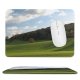 yanfind The Mouse Pad Field Highland Sky Field Natural Autumn Landscape Pasture Hill Clouds Grassland Sport Pattern Design Stitched Edges Suitable for home office game