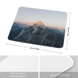 yanfind The Mouse Pad Landscape Peak Sunrise National Yosemite Activities Leisure Pictures Outdoors Grey Sunset Pattern Design Stitched Edges Suitable for home office game