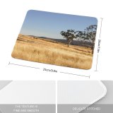yanfind The Mouse Pad Scenery Field Tree Savanna Grass Plant Free Outdoors Wallpapers Land Grassland Pattern Design Stitched Edges Suitable for home office game