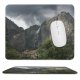 yanfind The Mouse Pad California Grass Wilderness Thunder Half Station Forest Dome Valley Clouds Highland Mountainous Pattern Design Stitched Edges Suitable for home office game