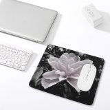 yanfind The Mouse Pad Flower Beautiful Glisten Sun Rhododendron Plant Petal Droplet Flower Flowering Blossom Sunshine Pattern Design Stitched Edges Suitable for home office game