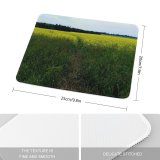 yanfind The Mouse Pad Landscape Rural Building Countryside Plant Domain Pasture Farm Pictures Grassland Outdoors Pattern Design Stitched Edges Suitable for home office game