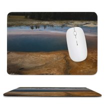 yanfind The Mouse Pad Abies Tree States Yellowstone Mountain Plant Fir Free Basin National Outdoors Pattern Design Stitched Edges Suitable for home office game