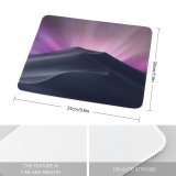 yanfind The Mouse Pad LukeMianiYT MacOS Mojave OS X Leopard Aurora Sky Desert Pattern Design Stitched Edges Suitable for home office game