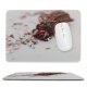 yanfind The Mouse Pad Valentines Herbs Minimal Decoration Blossom Pottery Vase Plant Planter Potted Free Pattern Design Stitched Edges Suitable for home office game