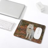 yanfind The Mouse Pad Blur Focus Wild Life Wolf Depth Field Predator Shallow Wildlife Hunter Fur- Pattern Design Stitched Edges Suitable for home office game