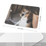 yanfind The Mouse Pad Dog Pet Pictures Hound Creative Images Commons Beagle Pattern Design Stitched Edges Suitable for home office game