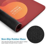 yanfind The Mouse Pad Blank Advertisement Curve Bubble Neon Gradient Leaflet Web Flyer Space Decoration Border Pattern Design Stitched Edges Suitable for home office game