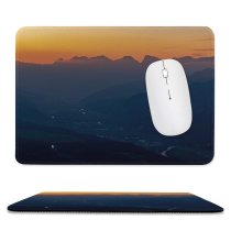 yanfind The Mouse Pad Landscape Peak Sunrise Patscherkofel Hohe Valley Landschaft Pictures PNG Outdoors Dawn Pattern Design Stitched Edges Suitable for home office game